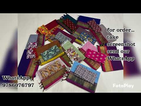 cotton sarees  | pure cotton sarees | kanchi Cotton sarees | traditional sarees | kalamkari blouse