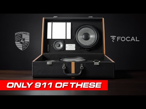 Focal P60 Limited Edition Porsche 911 Car Speakers | Car Audio & Security