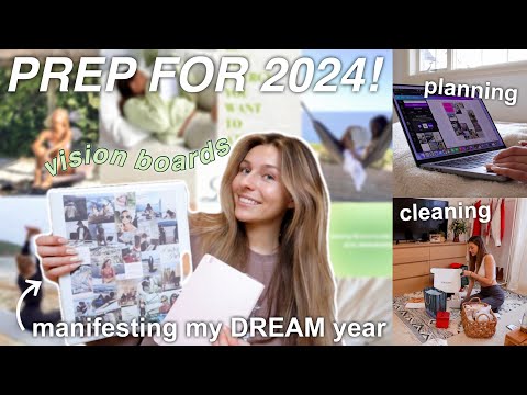 PREP W ME FOR THE NEW YEAR: cleaning, vision boards, goal setting, etc.