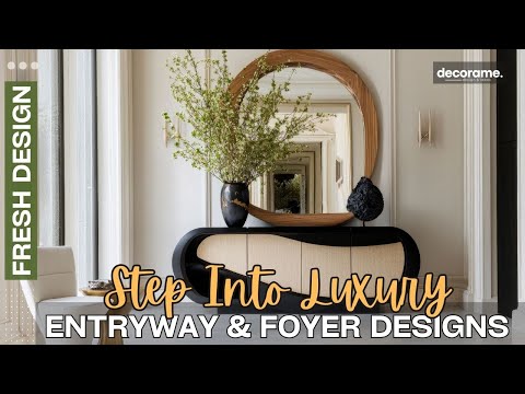 Step into Luxury: Inspiring Entryway and Foyer Designs That Will Leave You Speechless