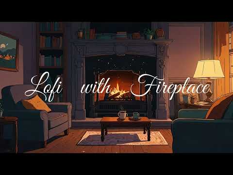 🔥 Fireplace with LoFi Beats - Chill [2K] and Study Music Background🔥