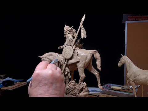 GREAT PLAINS WAR LEADER   Finishing up the Horse's Legs