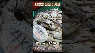 대명항 어시장 FT. 죽은 꽃게 1kg - 5,000 원