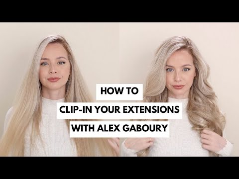 Clip-in your extensions with ✨Alex Gaboury✨