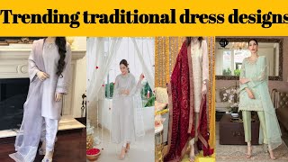 Trending traditional dress designs || traditional dress designs for girls 2024 || dress designs 2024