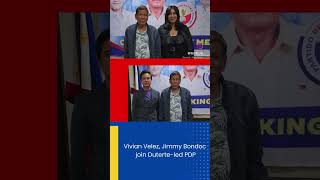 Vivian Velez, Jimmy Bondoc join Duterte-led PDP