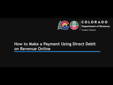 How to Make a Payment Using Direct Debit on Revenue Online