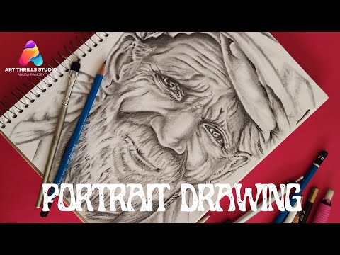 Portrait Drawing : Pencil Sketching - Shading for realistic expressions