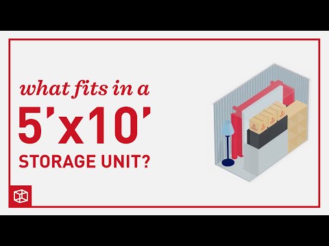 Storage Unit Size Guide - 5'x10'