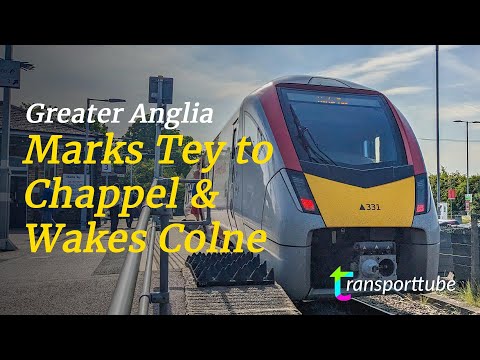 Marks Tey to Chappel & Wakes Colne • Greater Anglia Class 755 • Realtime