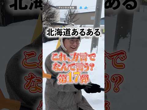 【北海道あるある】これ北海道でなんて言う？第17弾 #北海道 #Shorts #shorts