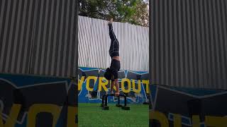 Handstand Push Ups💪✨️ #calisthenics #streetworkoutindia #streetworkoutmotivation hspu #workout fit