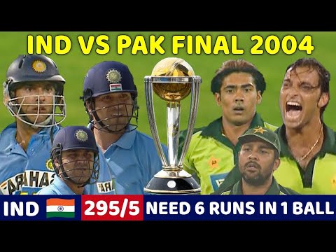 INDIA VS PAKITAN ODI FINAL 2004 | FULL MATCH HIGHLIGHTS |IND VS PAK MOST SHOCKING MATCH EVER🔥😱