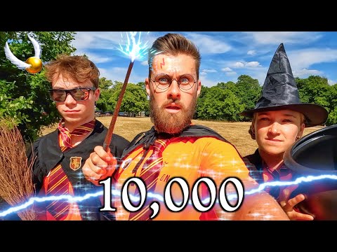 We ran 10,000 metres for 10,000 subscribers (Harry Potter)