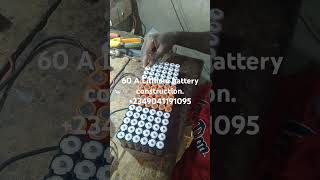 60A lithium batteries construction for solar inverters, UPS. No acid, no maintenance.