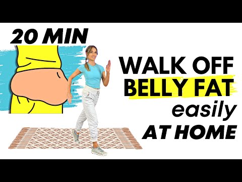 20 Minute Walking Exercises to Lose Belly Fat  | Walk at Home