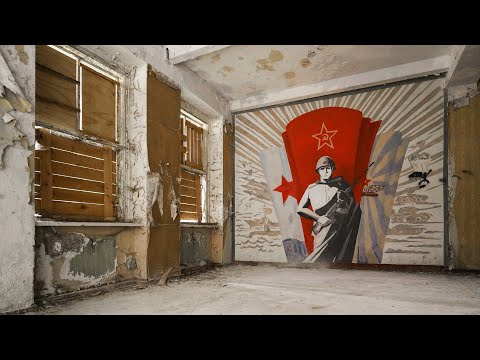 Exploring an Abandoned Soviet Military Base - Found Amazing Murals!