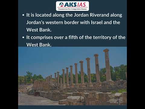 Key Facts about Jordan Valley #upsc #aksias #iascoaching