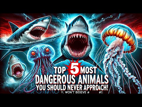 "Top 5 Most Dangerous Aquatic Animals You Should Never Approach! | Underwater Wonders"