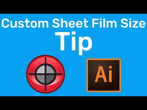 Custom Sheet Film Sizes in Adobe Illustrator User Tip - AccuRIP Ruby