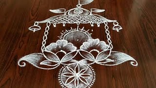 Easy and beautiful radham kolam only ( 5*5) dot's