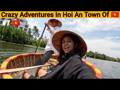 Coconut Boat Rowing In Vietnam 🇻🇳 | Boat Spinning 🛶