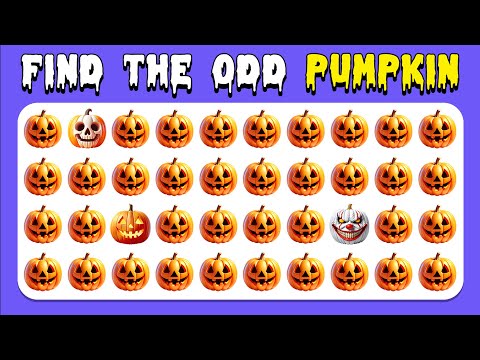 Find the ODD One Out - Find The ODD Halloween Edition! 🎃👻🦇 Emoji Quiz