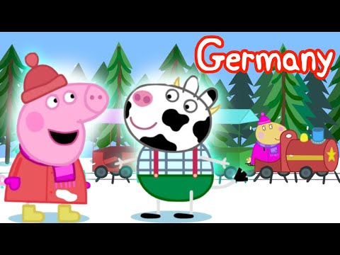 Peppa Pig Goes to Germany with her Family 🐷 Peppa Pig World Adventures Gameplay