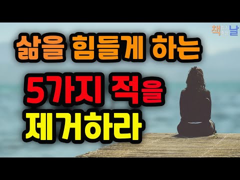 삶을 힘들게 하는 5가지 적을 제거하라, 나는 더 이상 끌려다니지 않기로 했다│오디오북 책읽어주는여자 korean audiobook