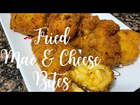 Fried Mac & Cheese Bites | How to make Fried Mac & Cheese | Recipe