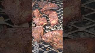 #smokedmeats ##neckbones #juicy #flavor #tender #creole #kingsford #grilling #reels #recipe