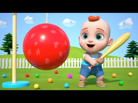 Yes Yes Play Ball Game | Nursery Rhymes Kids Songs | Colors For Kids