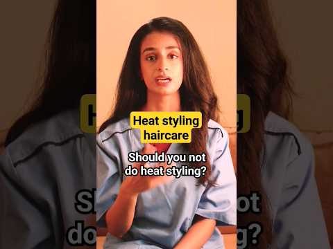 Heat styling will burn your hair! #haircare