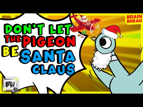 Don't Let The Pigeon Be Santa Claus🎅 | Christmas Kids Brain Break | GoNoodle Inspired