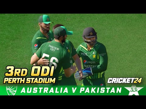 Australia v Pakistan - 3rd ODI - Cricket 24 Gameplay