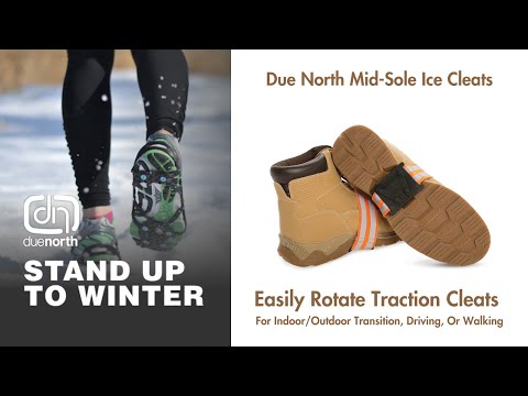 Due North Mid-Sole Ice Traction Cleats | $100k Bonuses in Description