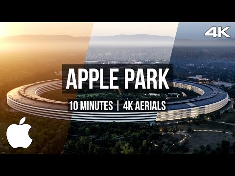 10+ Minutes | Stunning Aerial Views of Apple Park | Cinematic 4K