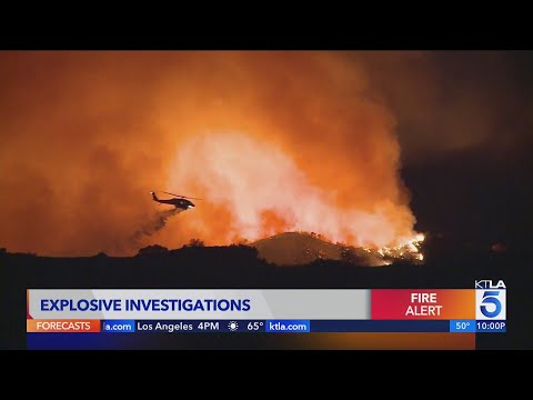 KTLA team coverage of devastating SoCal wildfire