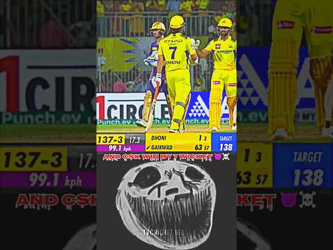 22Th Match Ipl 2024 || Csk Vs Kkr || Ipl Highlights||#ipl2024 #cskvskkr #cricket #shorts