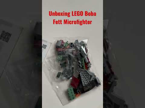 Unboxing LEGO Boba Fett Starship