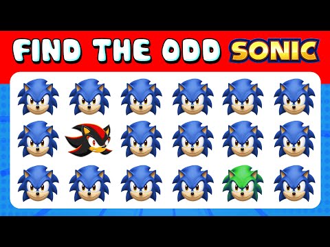 195 Puzzles for GENIUS | Find the ODD One Out 🦔⚡️ Sonic the Hedgehog 3 Quiz | Quiz Lion