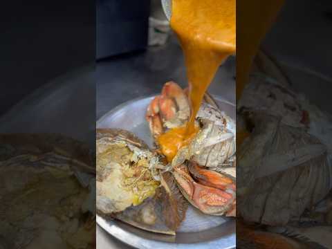 ASMR Dungeness crab in the making #youtubeshorts #shorts #seafoodboil #crab