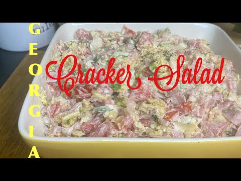 GEORGIA CRACKER SALAD @cookingwithjudycaldwell6376