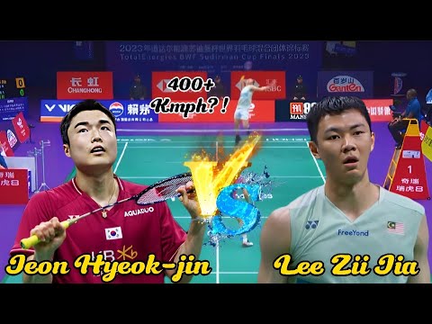 {Highlights} Jeon Hyeok-jin (KOR) vs Lee Zii Jia (MAS) | SUDIRMAN CUP 2023