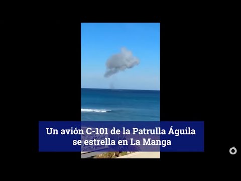 ❌AVIÓN SE ESTRELLA EN LA MANGA DEL MAR MENOR ‼️❌ MUERE GENTE ❌ GRABACIÓN ❌