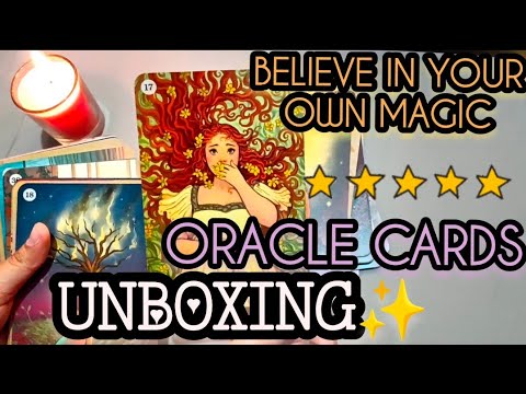 ✨Detailed review and flip through video of Believe in your own magic oracle deck by amanda lovelace