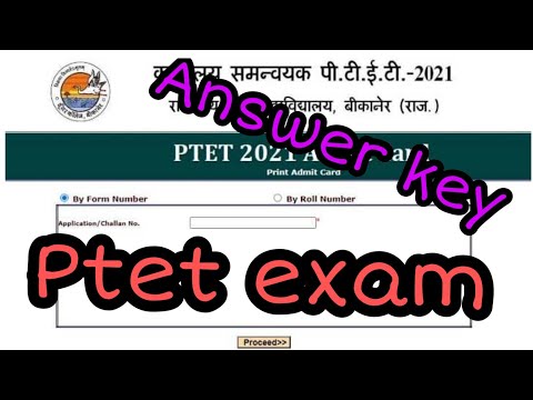 ptet_exam_answer_key ptet exam 2021 answer key #PtetAnswerKey2021 #PTET2021AnswerKey