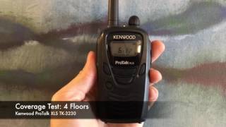 Radio Coverage Test: Kenwood ProTalk XLS TK-3230K (Inside Building)