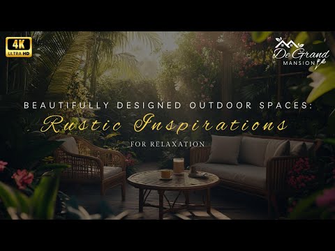 Beautifully Designed Outdoor Spaces: Rustic Inspirations for Relaxation