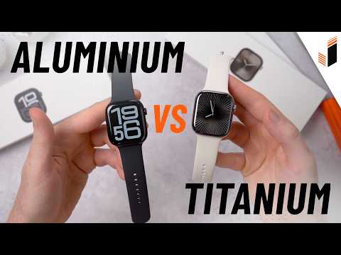 Apple Watch Series 10 - Aluminium vs Titanium Unboxing & Comparison!